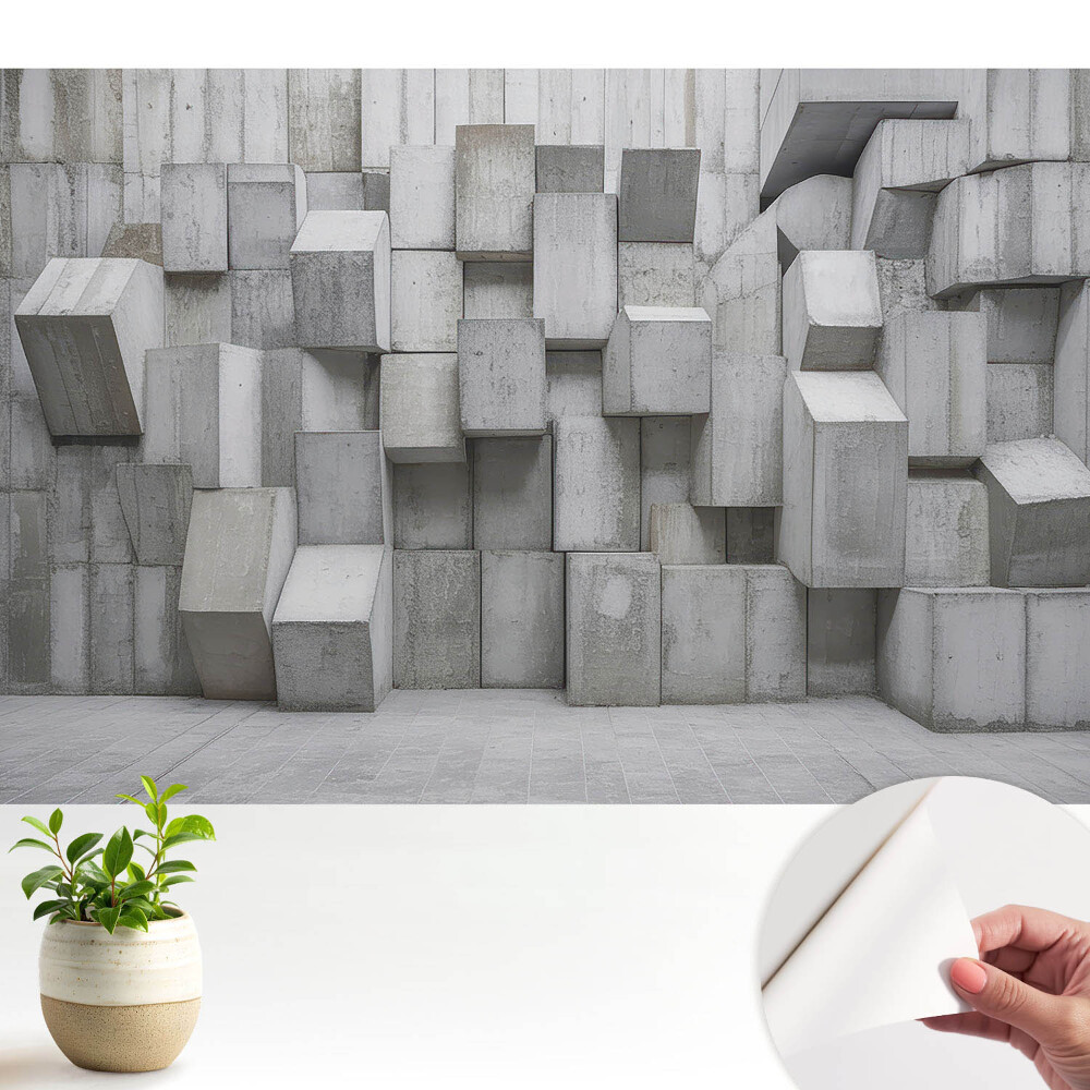 Luxusná tapeta Betónové priemyselné kvádre.