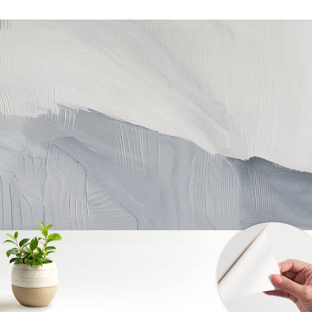 Tapeta do obývačky Jemná abstrakcia sivej