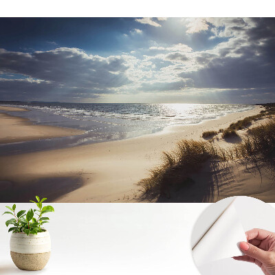 Tapeta s motívom pláže, prírody a oblohy v zen štýle