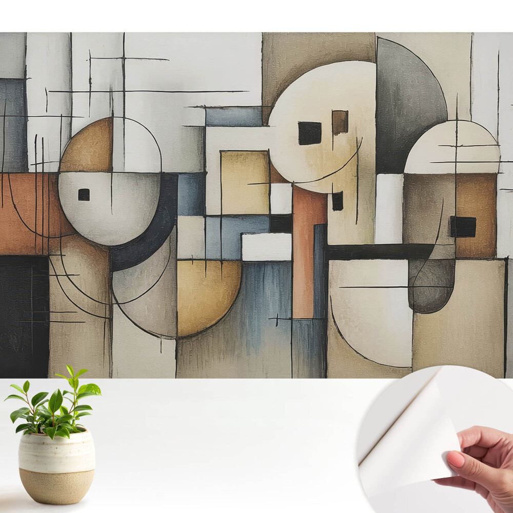 Luxusná tapeta Abstraktné geometrické tvary