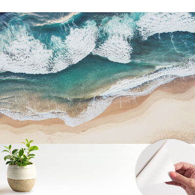 Tapeta Oceánske vlny a zlatá pláž