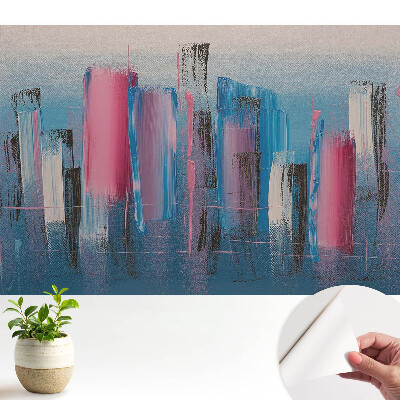 Tapeta na stenu samolepiaca s farebnými abstraktnými energetickými pruhmi