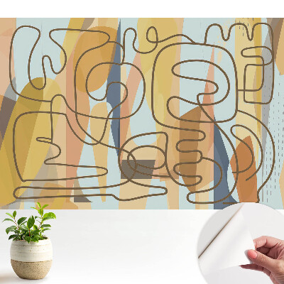 Luxusná tapeta Abstraktné čiary a farby