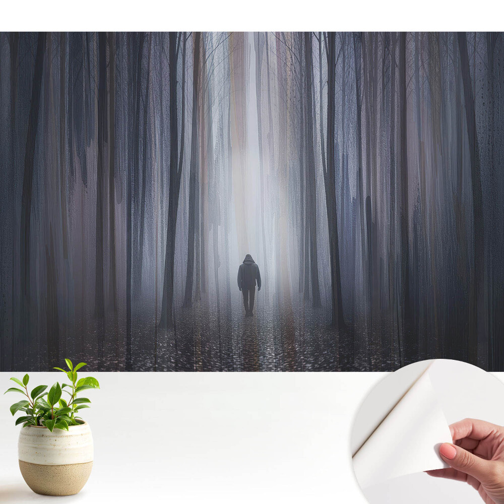 Luxusná tapeta Osamelá postava v tajomnom lese