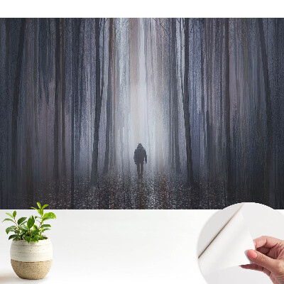 Luxusná tapeta Osamelá postava v tajomnom lese