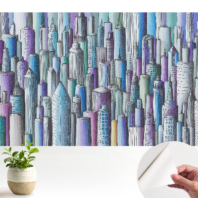 Tapeta Farebné mrakodrapy metropoly