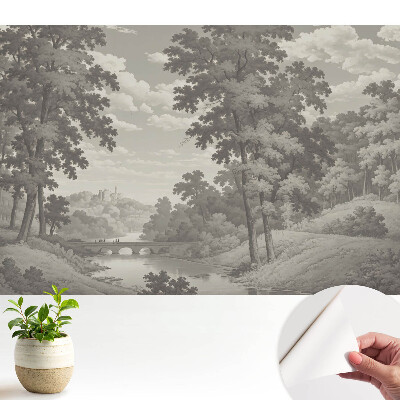 Tapeta Klasická krajina s mostom