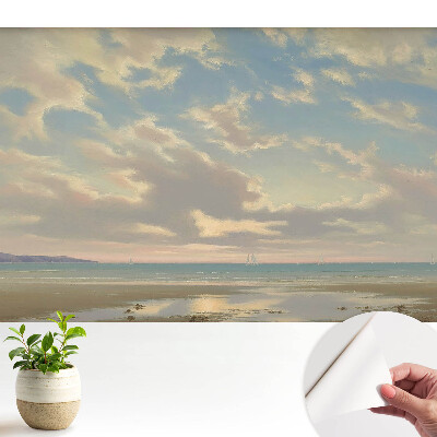 Tapeta do obývačky s idylickou prímorskou krajinou
