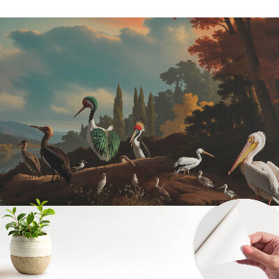 Tapeta do obývačky Vtáky nad vodou krajšie ako sen