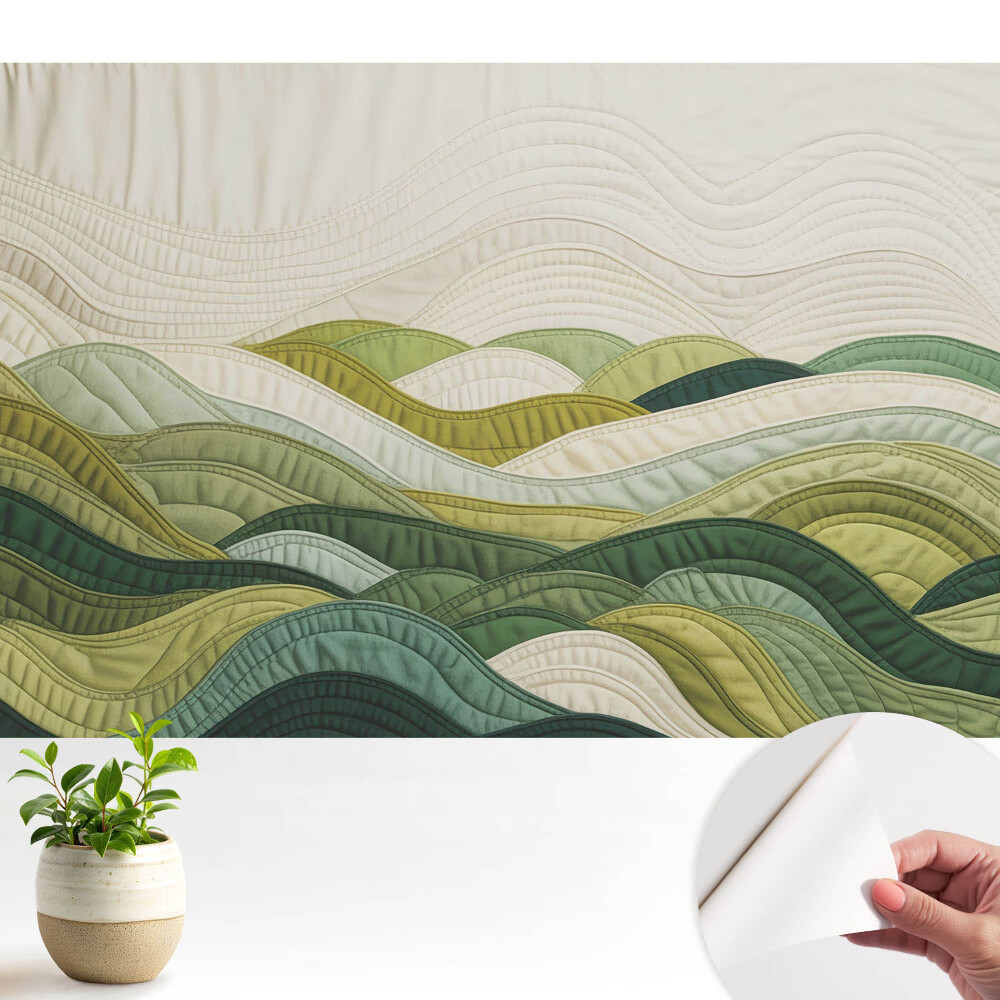 Tapeta do obývačky Harmonické látkové kopce