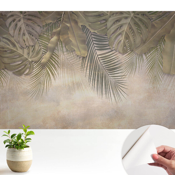 Luxusná tapeta Exotická elegancia v prírodných odtieňoch