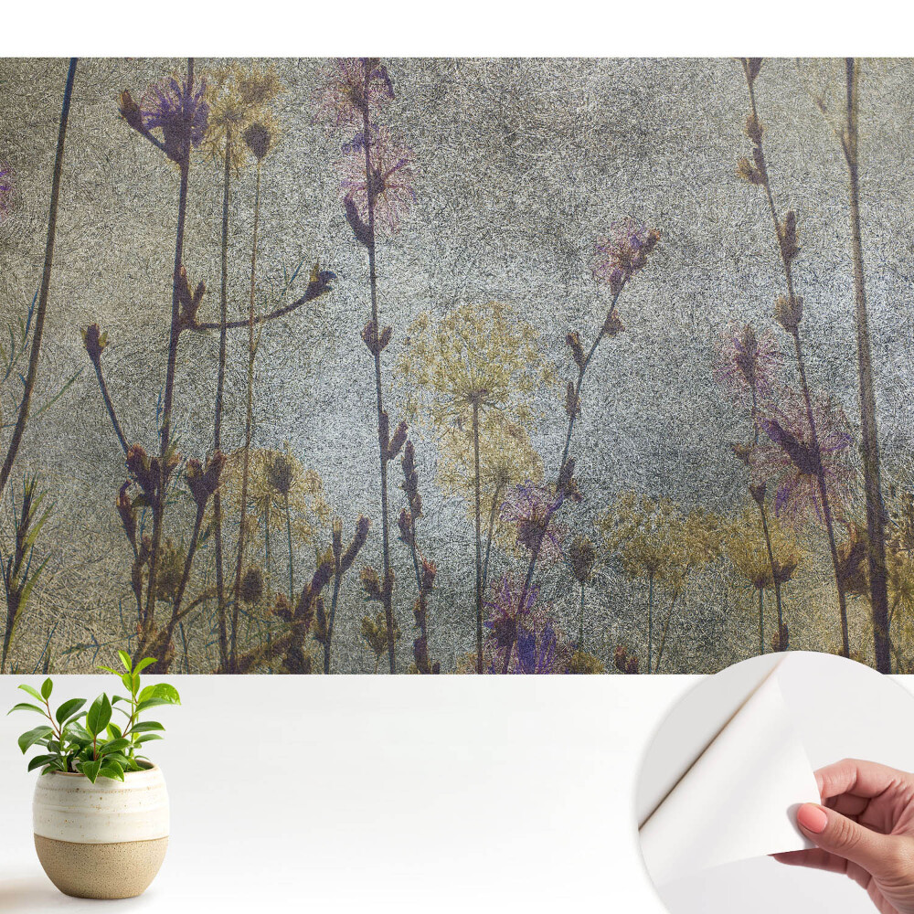 Tapeta do obývačky Éterické divoké kvety