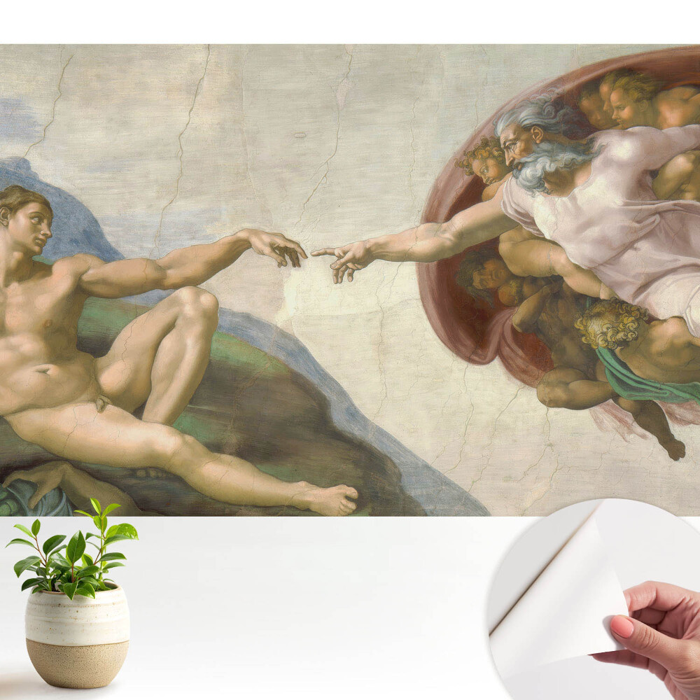 Tapeta Symbolická interakcia postáv plná emócií