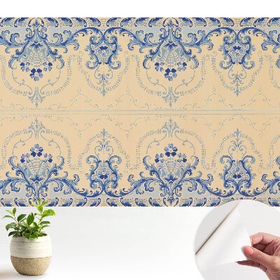 Tapeta Klasický ornamentálny vzor, ​​elegancia modrá