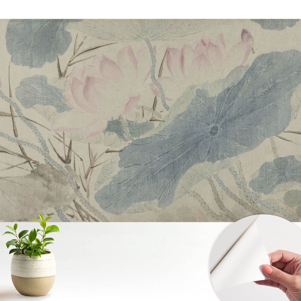 Luxusná tapeta Jemné kvety v klasickom štýle