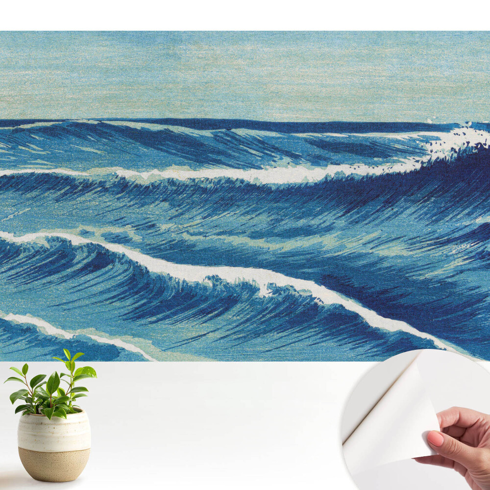 Tapety na stenu samolepiace Klasické inšpirácie morských vĺn