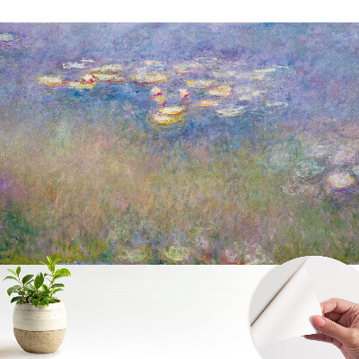 Tapeta na stenu samolepiaca s motívom impresionistických lekien