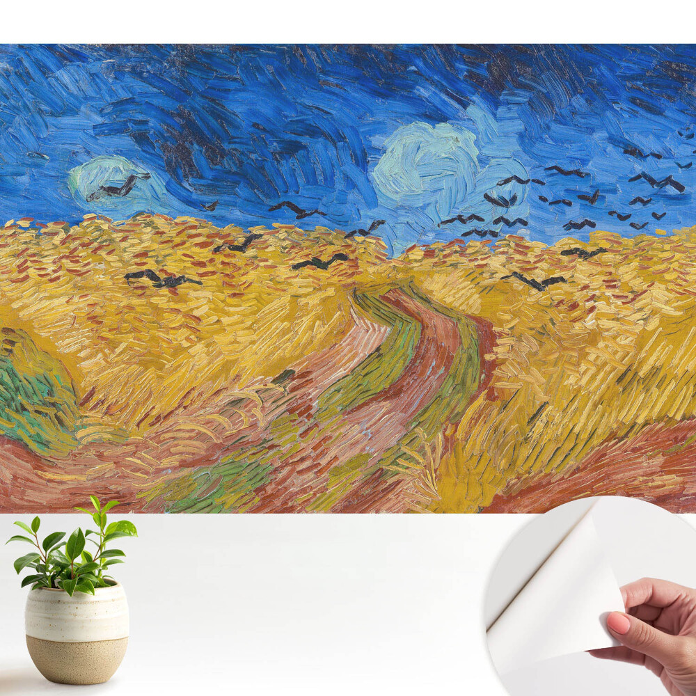 Luxusná tapeta Živé farby vtákov mávajúcich v obilí