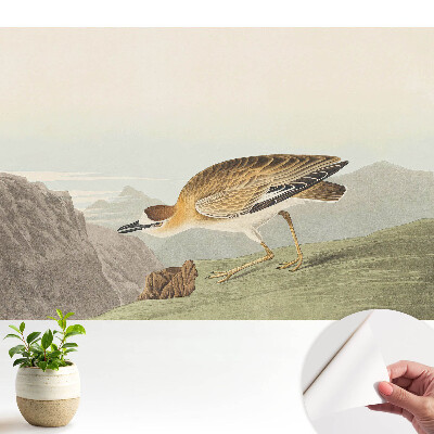 Tapeta na stenu samolepiaca s motívom vtáka na úbočí hory