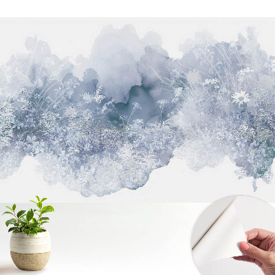 Luxusná tapeta s motívom kvetov v pastelových farbách