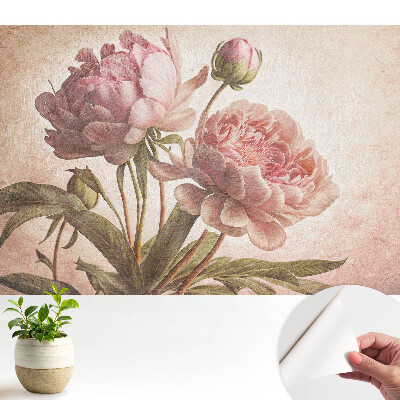 Tapeta Kvety pivoniek v klasickom štýle