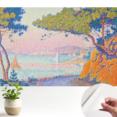 Tapeta na stenu samolepiaca s motívom impresionistickej prímorskej krajiny