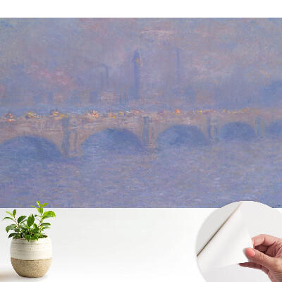 Tapeta Impresionistický nostalgický hmlistý most