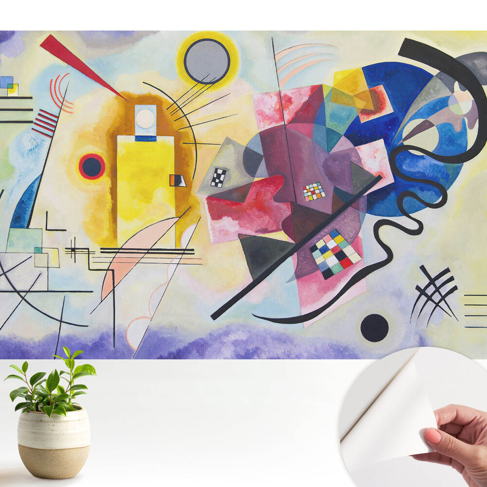 Tapety na stenu samolepiace Abstraktné tvary farebné vzory