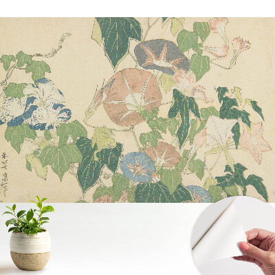 Luxusná tapeta s motívom kvitnúcich viníc v štýle harmónie prírody