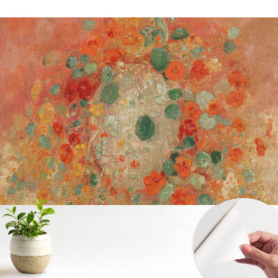 Luxusná tapeta s motívom energickej kytice kvetov