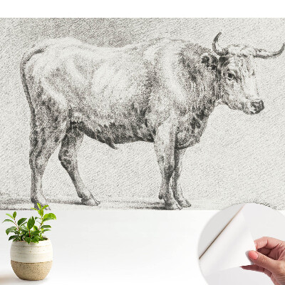 Tapeta s klasickými grafikami zvierat