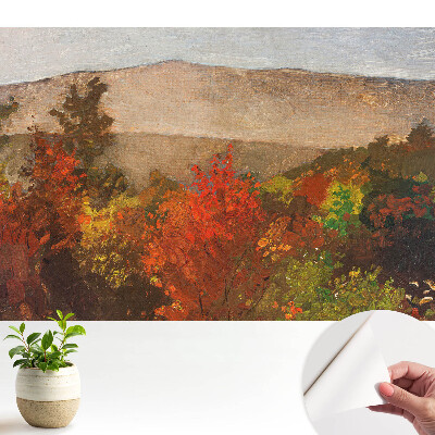 Tapeta do obývačky Jesenné odtiene a malebné hory