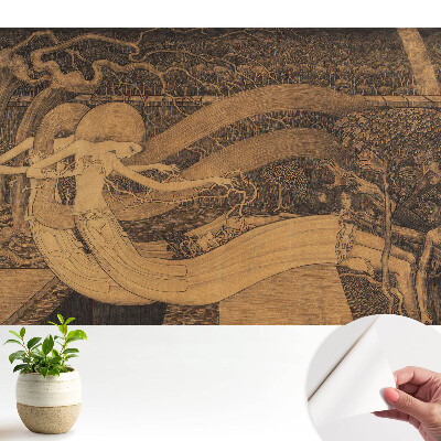 Luxusná tapeta Mystická secesná príroda záhadná