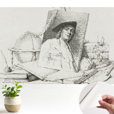 Tapeta do obývačky Klasická portrétna ilustrácia