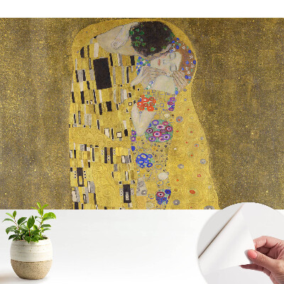 Tapeta na stenu samolepiaca s motívom „Intímne objatie“ v secesnom štýle