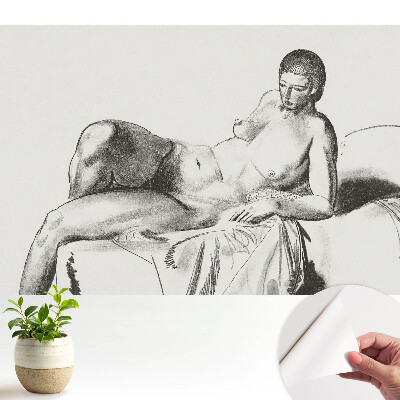 Tapeta v klasickom štýle v telovej farbe