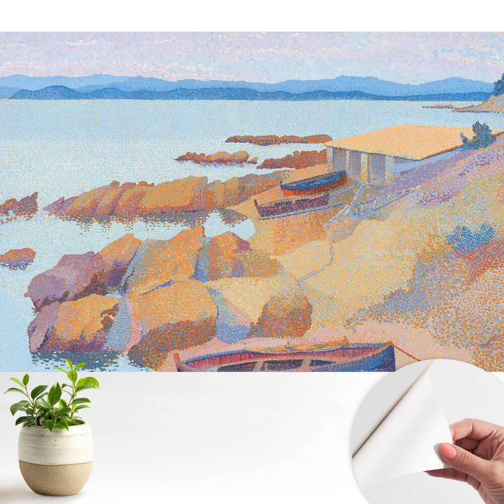 Tapeta do obývačky Impresionistická prímorská krajina