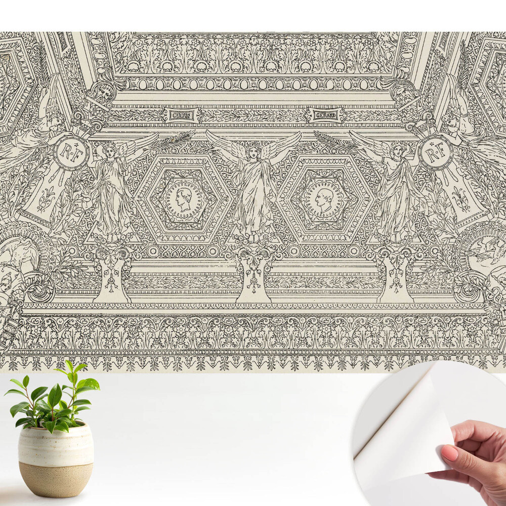 Tapety na stenu samolepiace Klasická ozdoba plná detailov