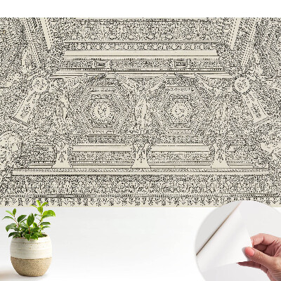 Tapety na stenu samolepiace Klasická ozdoba plná detailov