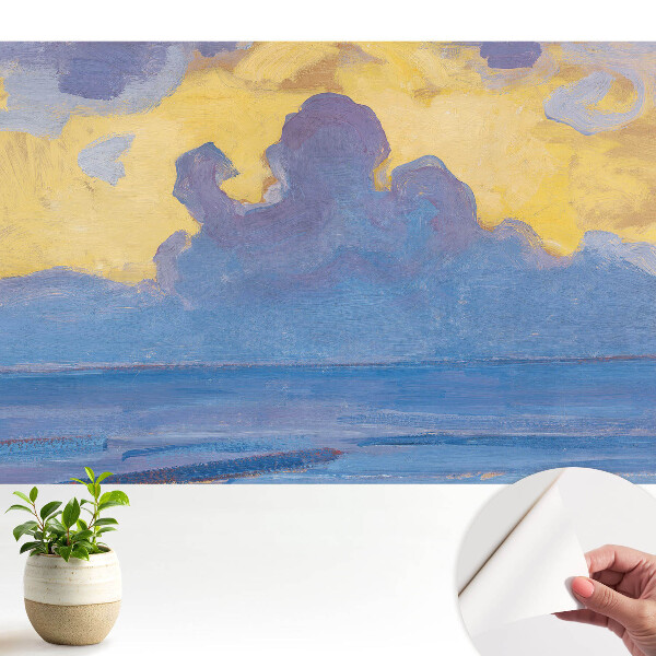 Tapeta do obývačky Abstraktné oblaky proti oblohe