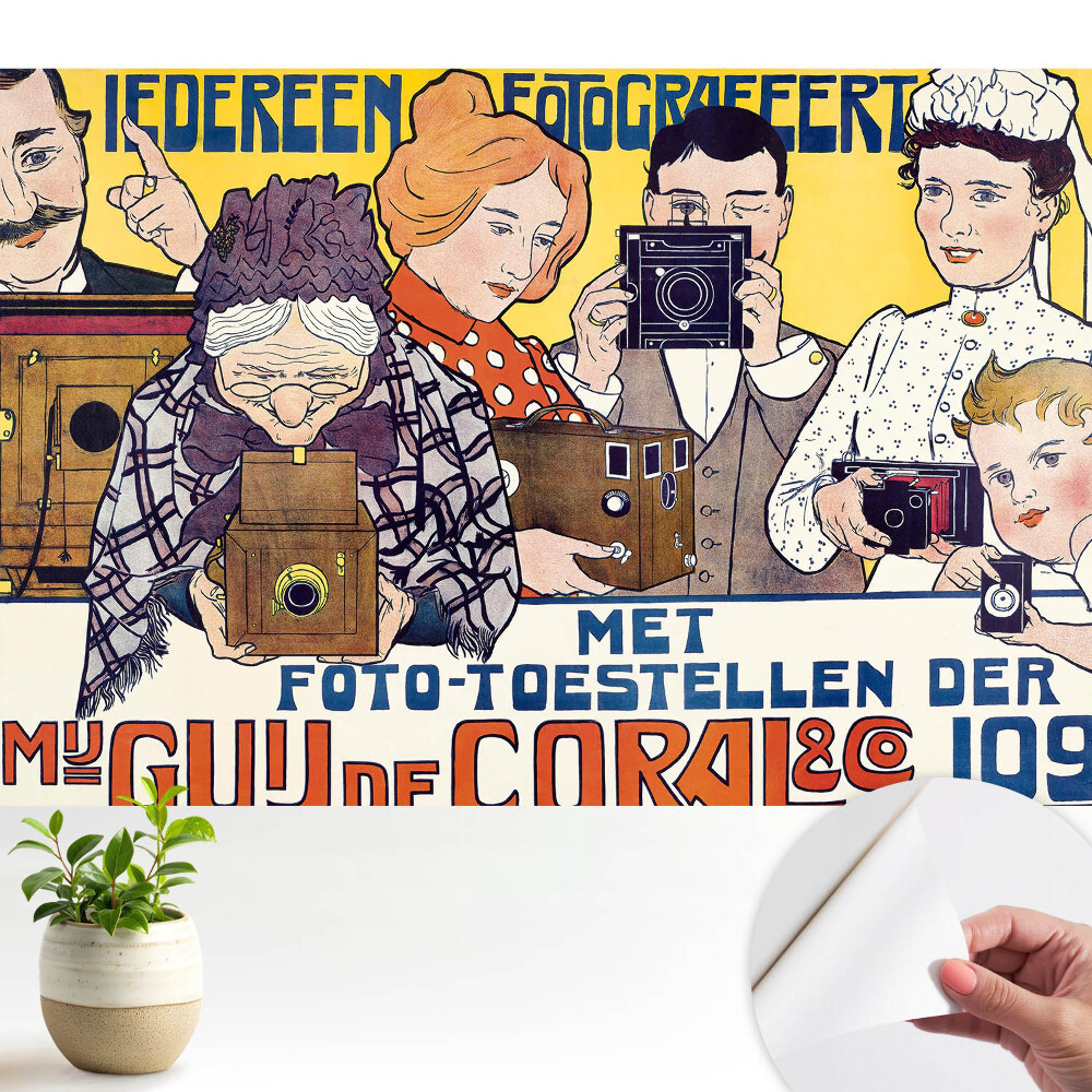 Luxusná tapeta Reklama na retro fotoaparát