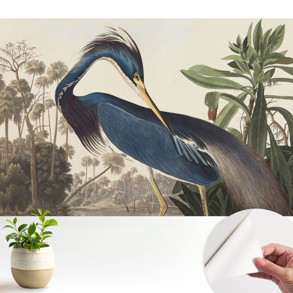 Luxusná tapeta Exotický vták na pozadí vegetácie