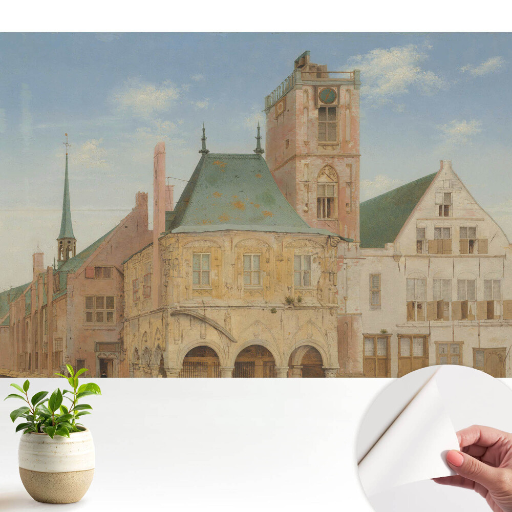 Samolepiace tapety so vzorom historickej mestskej architektúry