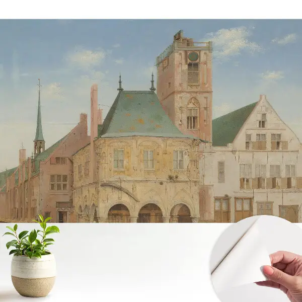 Samolepiace tapety so vzorom historickej mestskej architektúry