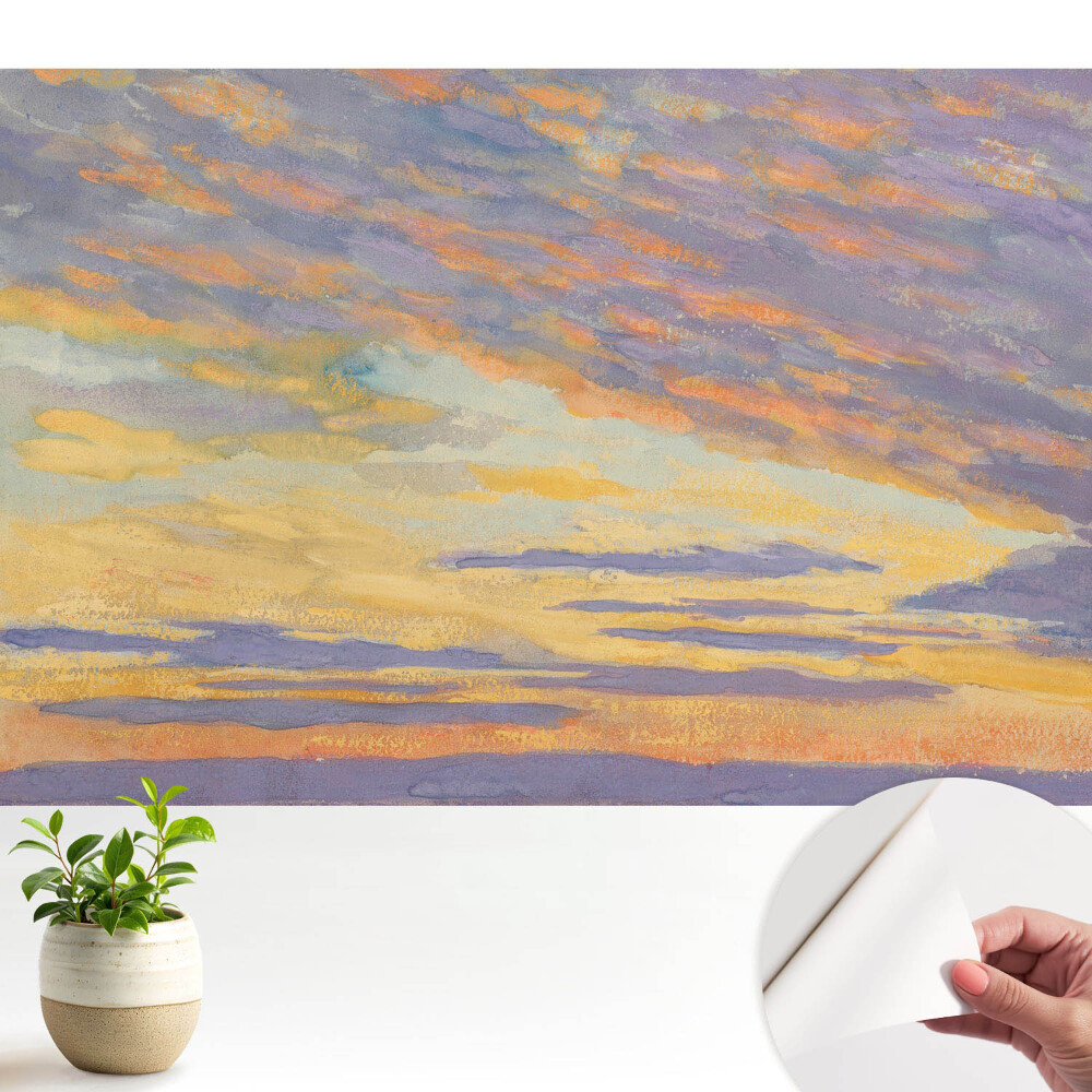 Tapety na stenu samolepiace Pastelová obloha, harmónia farieb, impresionizmus