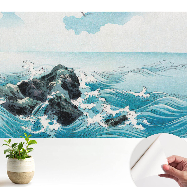 Tapeta do obývačky Oceánske vlny a obloha