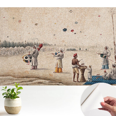 Luxusná tapeta Šarkany na historickom pozadí