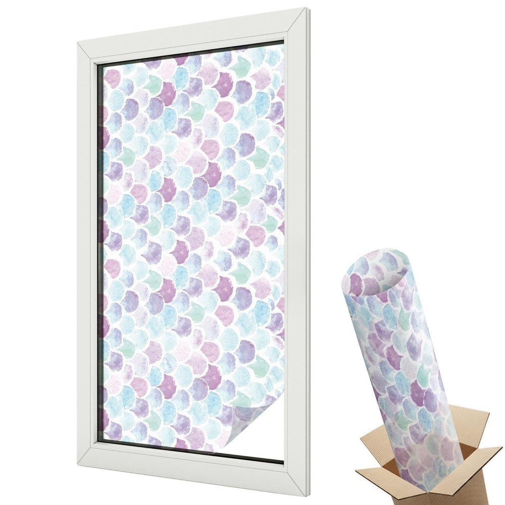 Okenná fólia Pastelové bodky