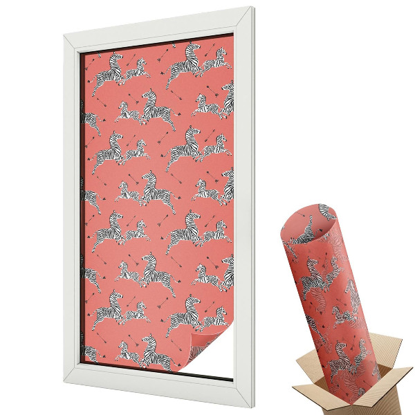 Matná fólia na sklo Motív zebry