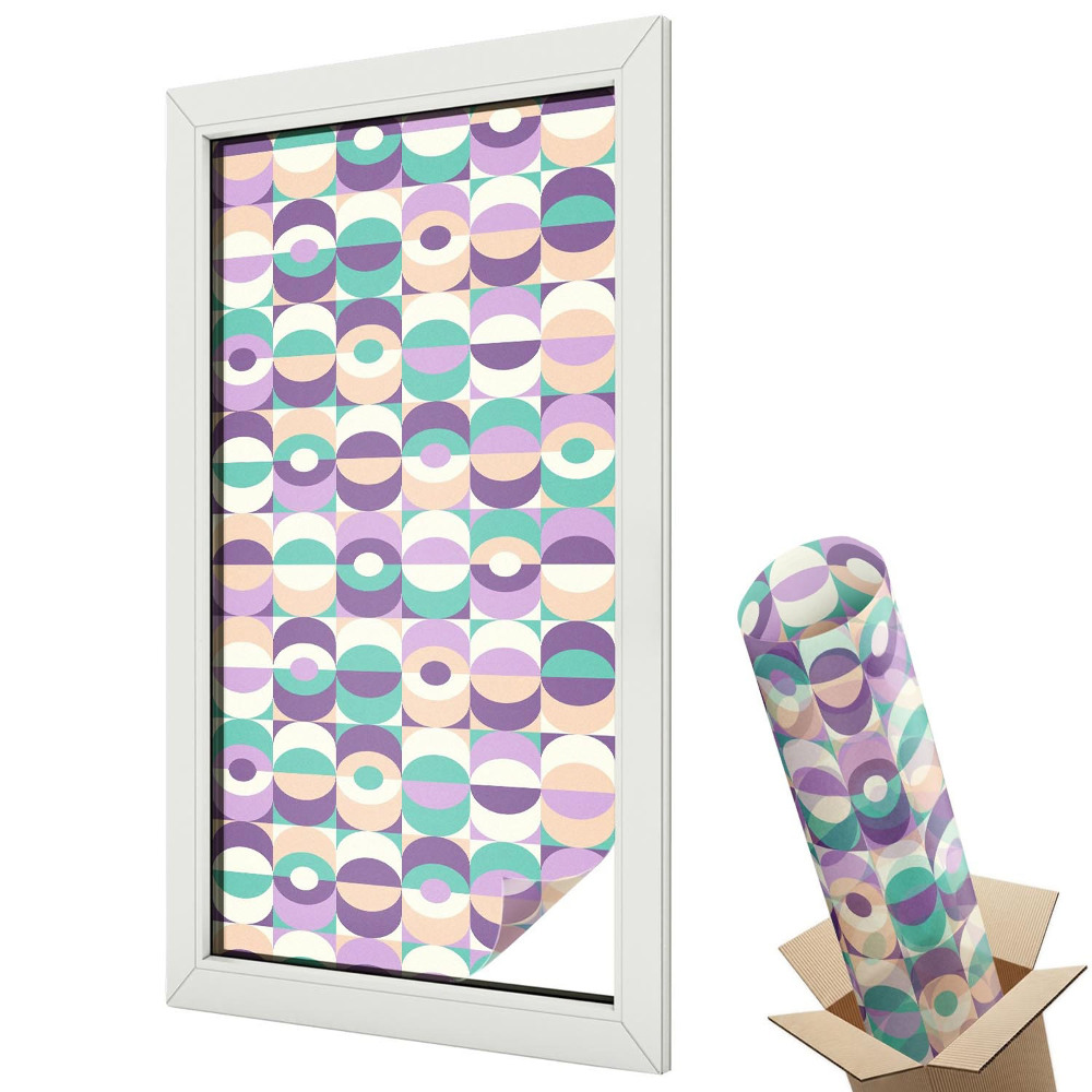 Fólia na sklo dverí Farebné vzory